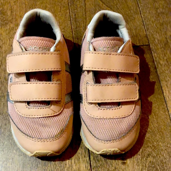 Lacoste Toddler Velcro Sneakers - Size EUR 25 / US 9 - Picture 3 of 6